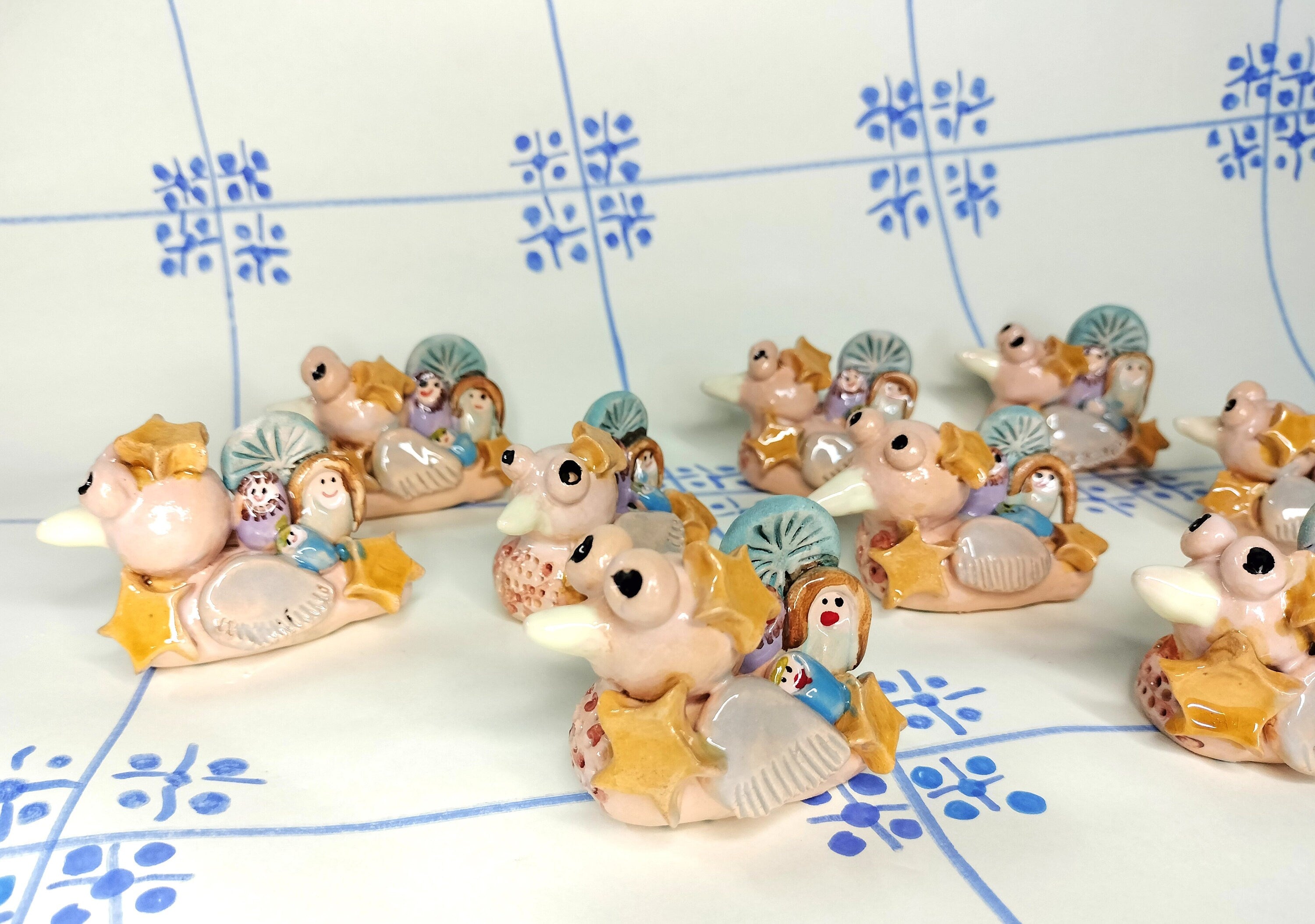 Christmas Decoration with Dove and Jesus