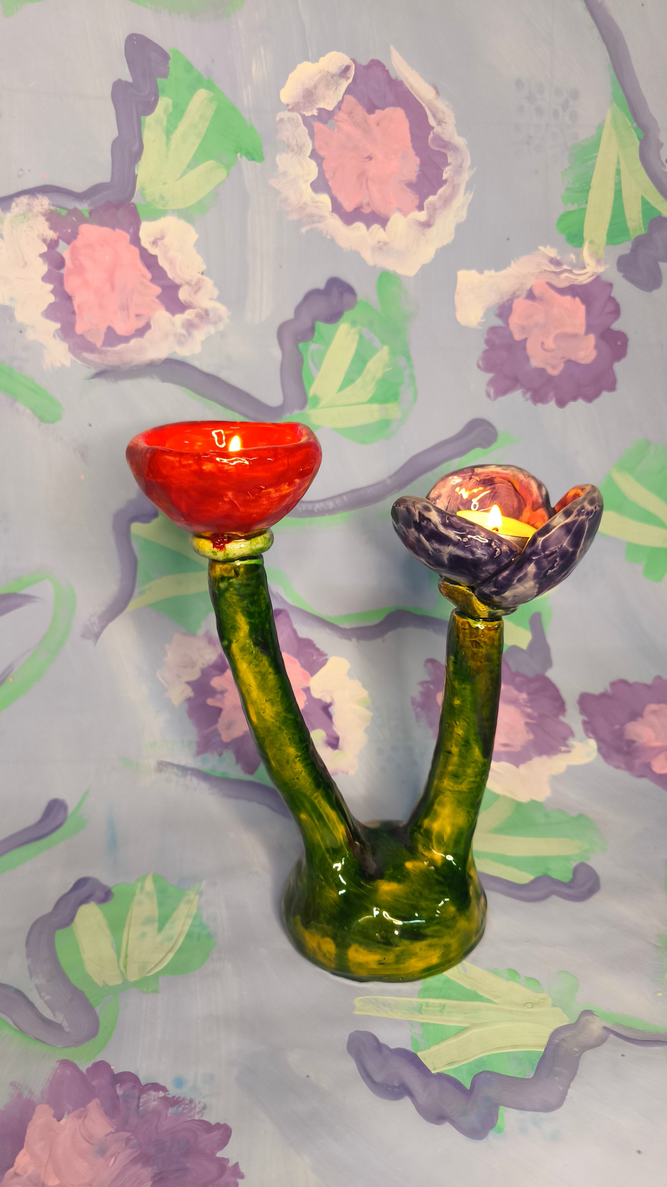Flower Candle Holder