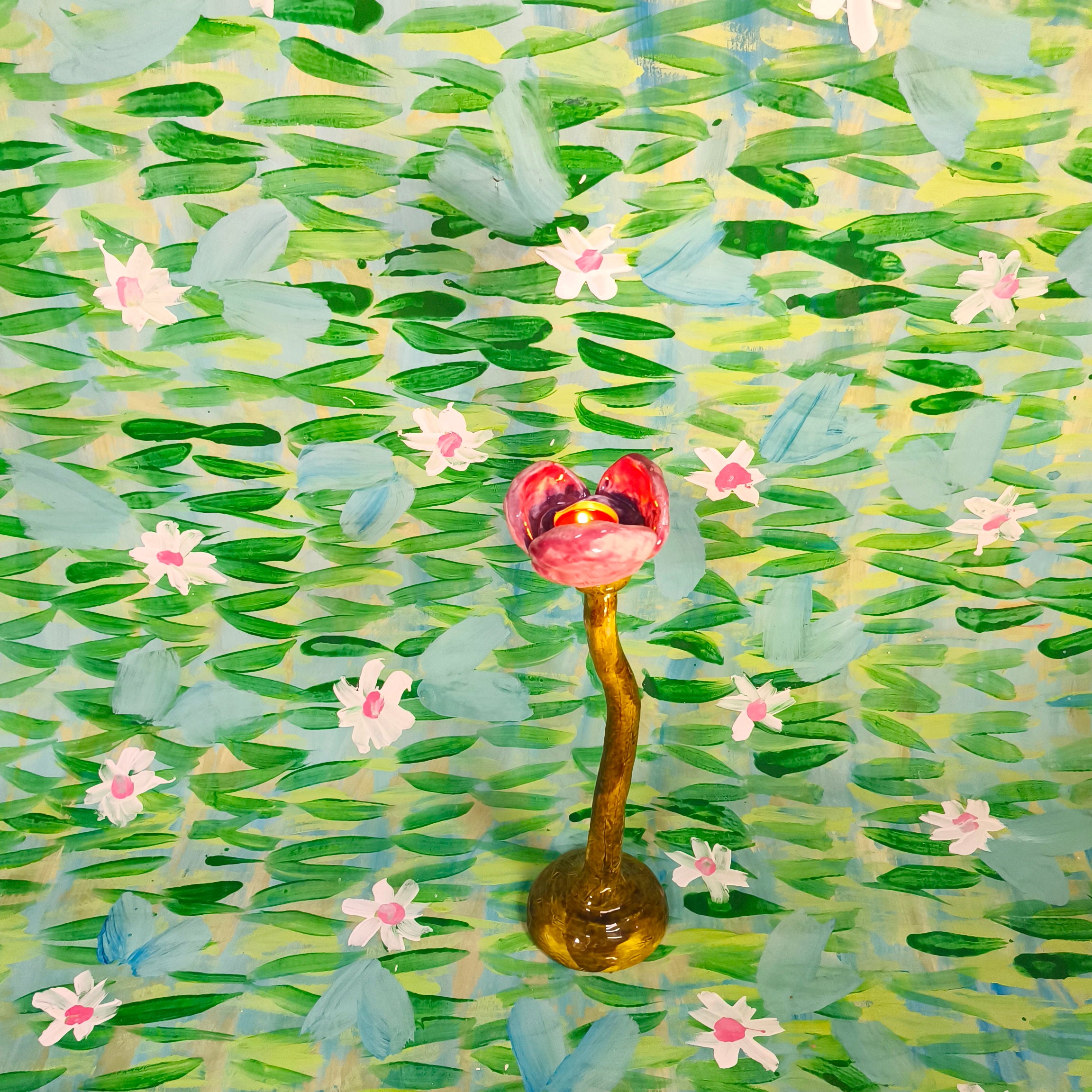 Tulip Candle Holder in Ceramic