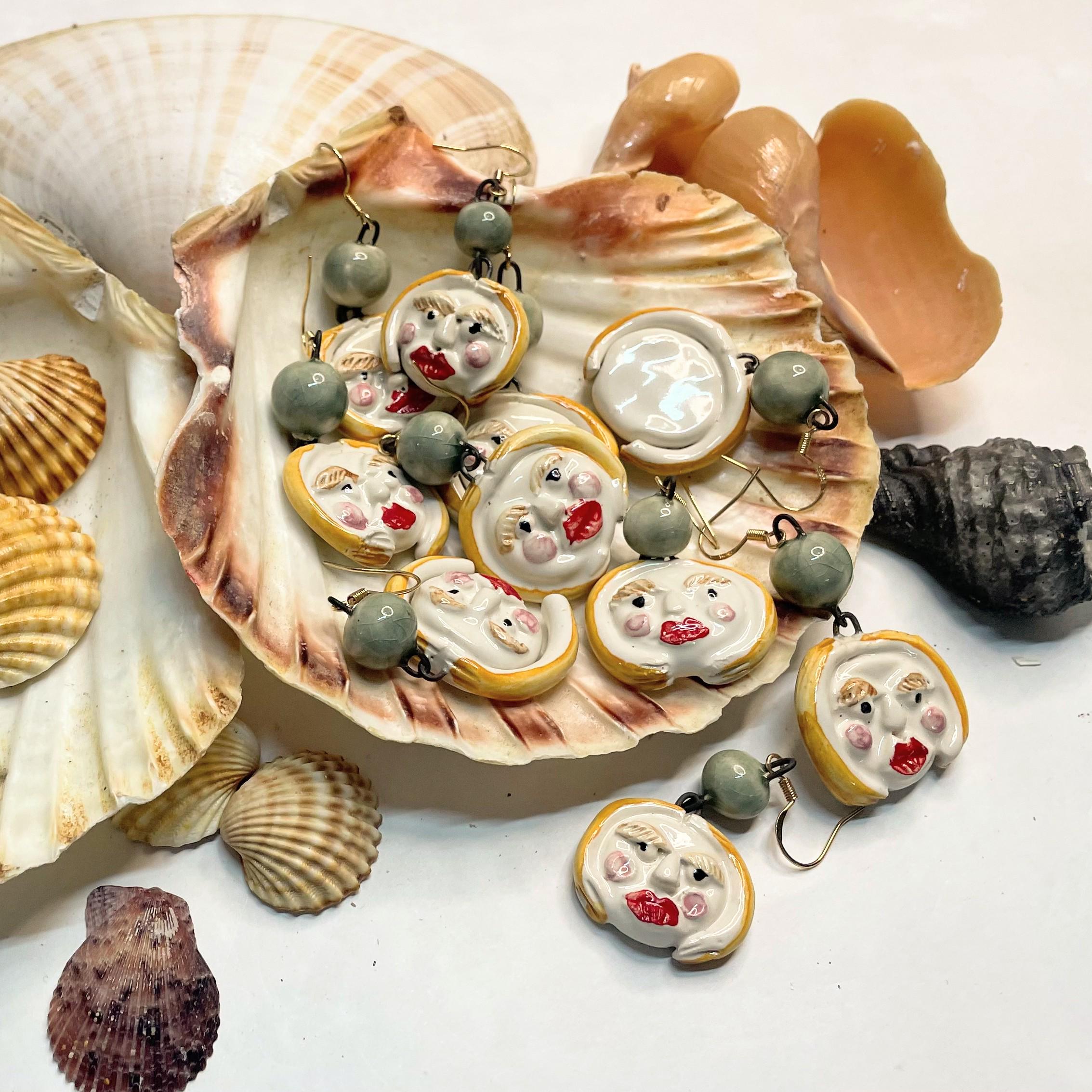 Doll Face Earrings- Artisan Jewelry