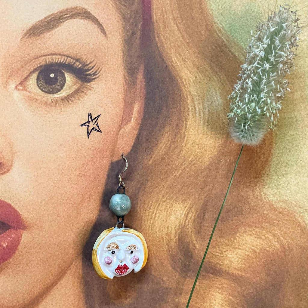 Doll Face Earrings- Artisan Jewelry