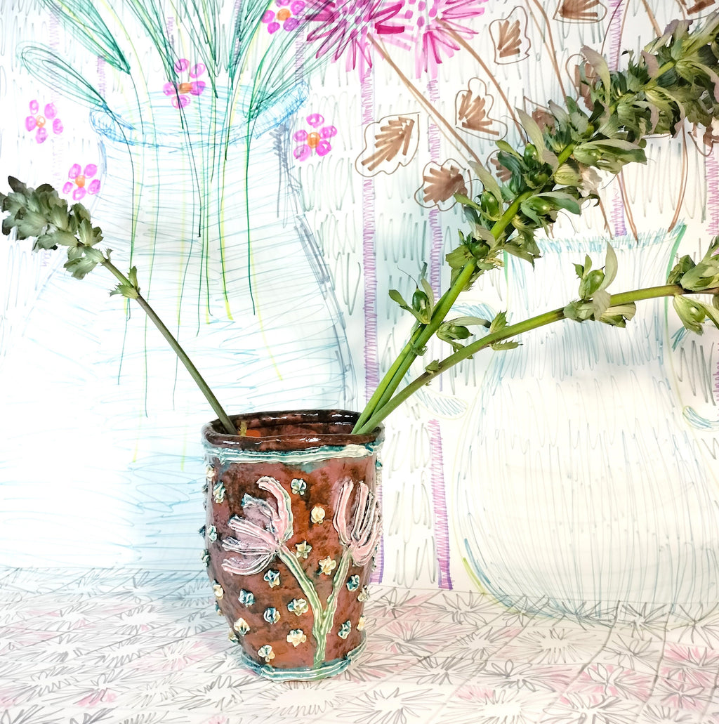 Cake Decoration Ceramic Vase for Flowers