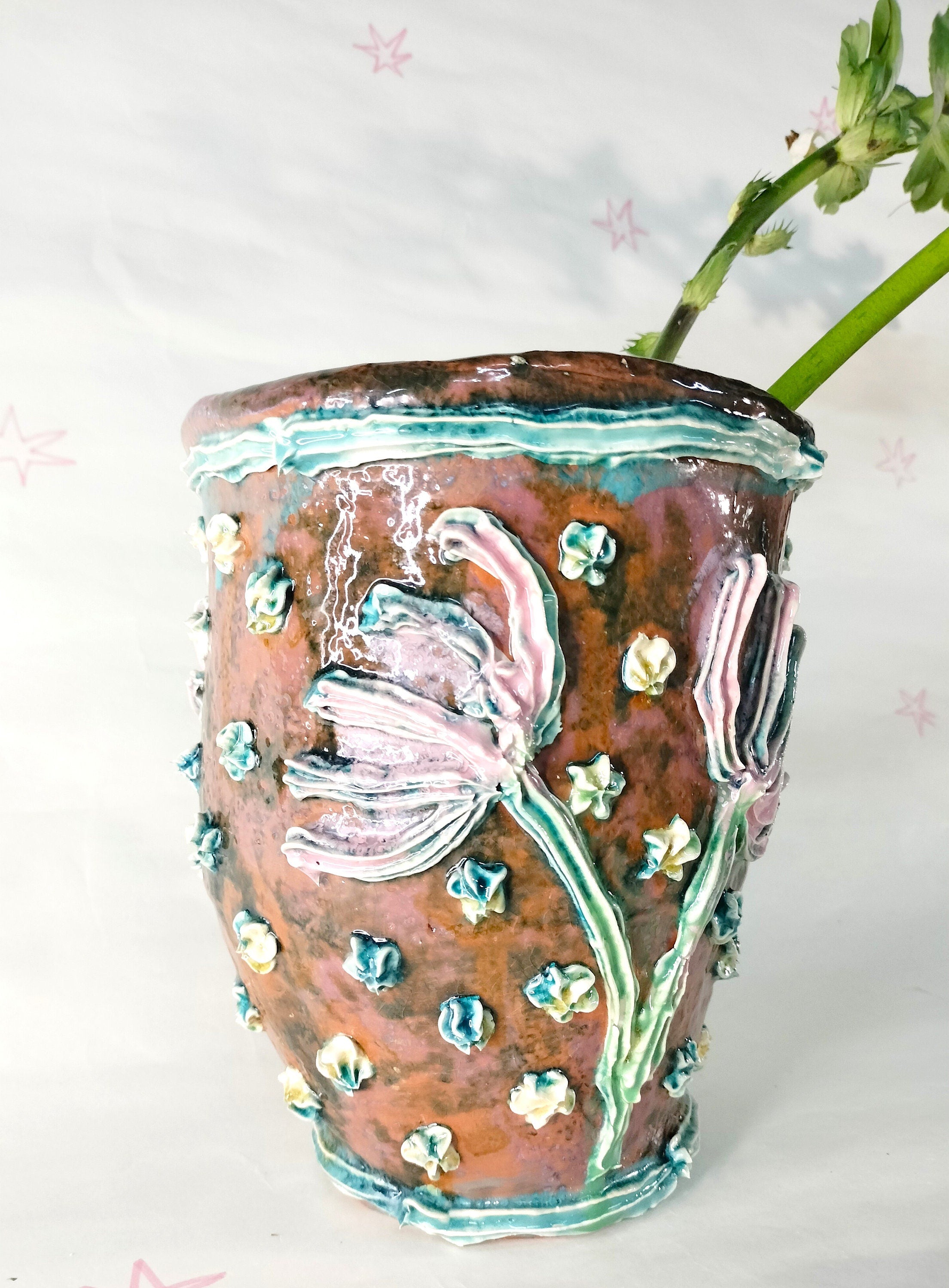 Cake Decoration Ceramic Vase for Flowers