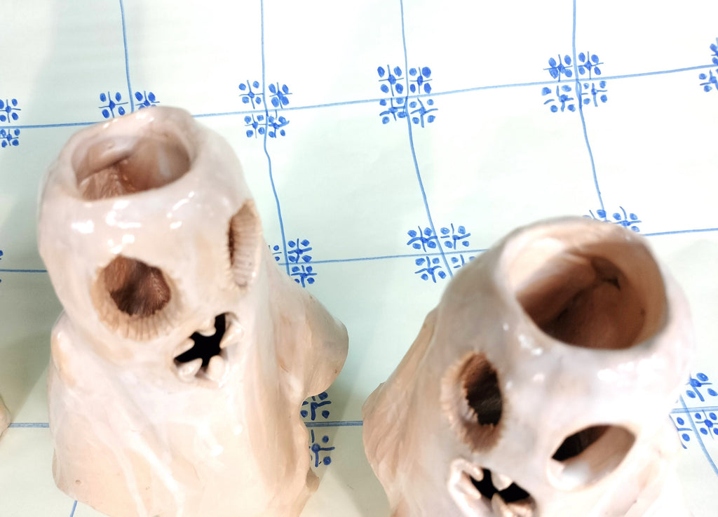 Ceramic Ghost Vase for Flowers