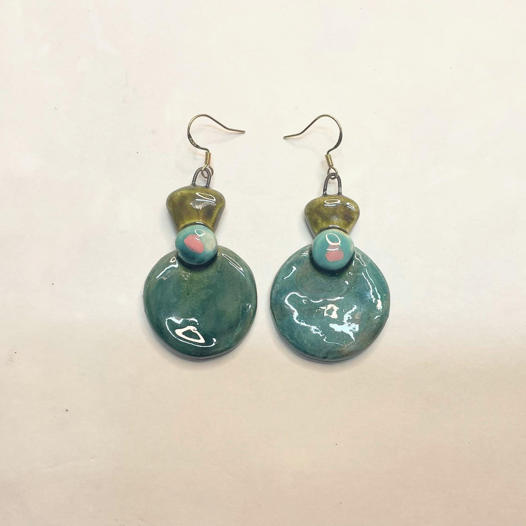 Handmade Ceramic Statement Earrings