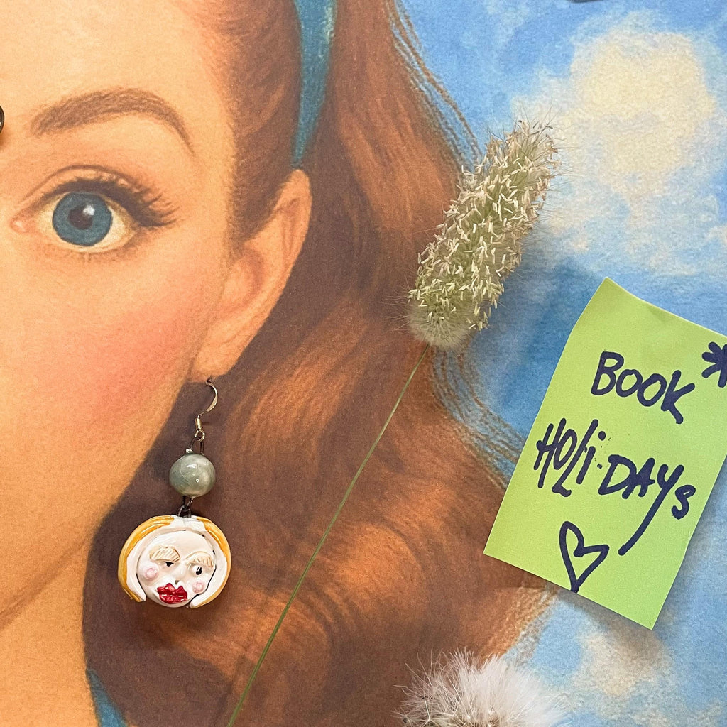 Doll Face Earrings- Artisan Jewelry