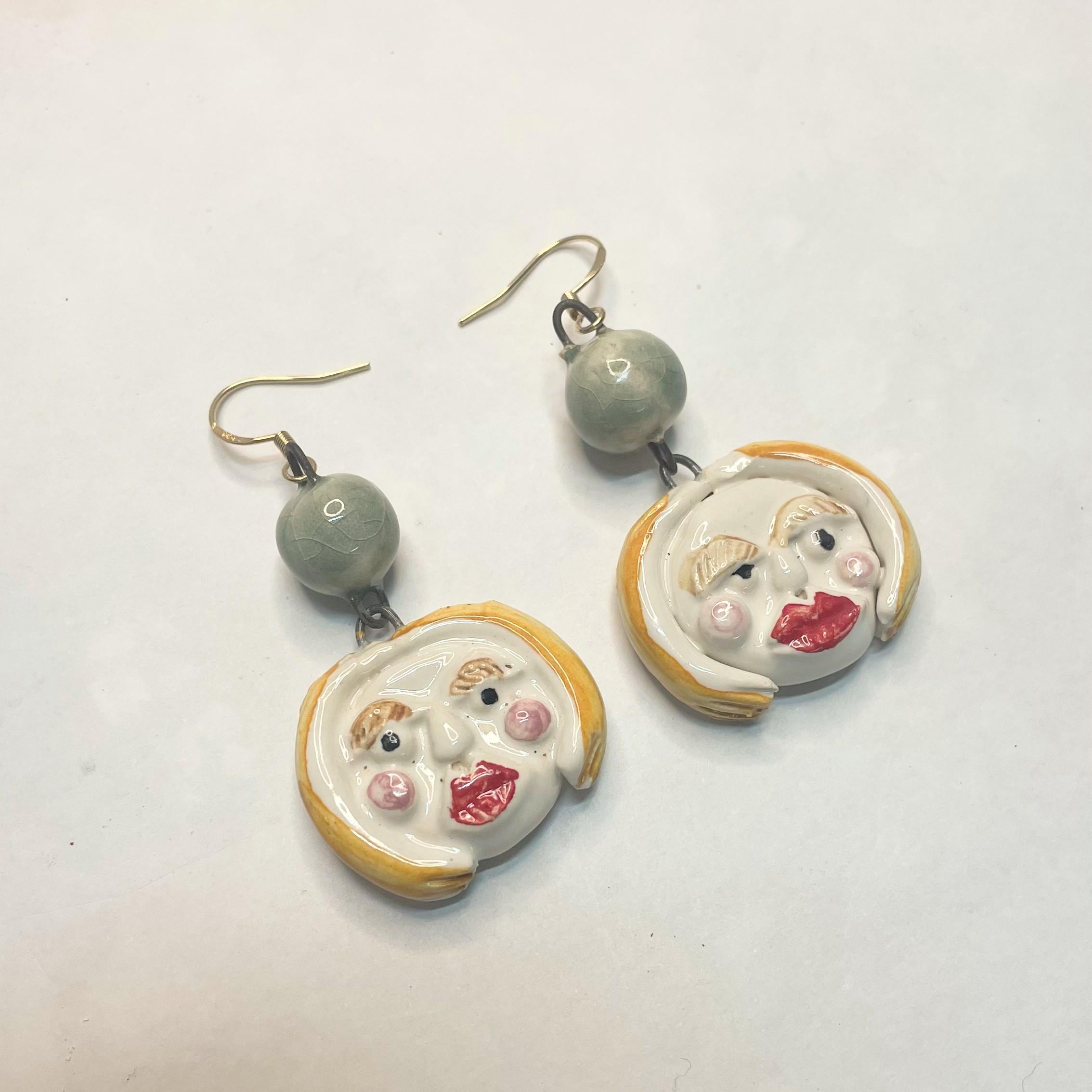Doll Face Earrings- Artisan Jewelry