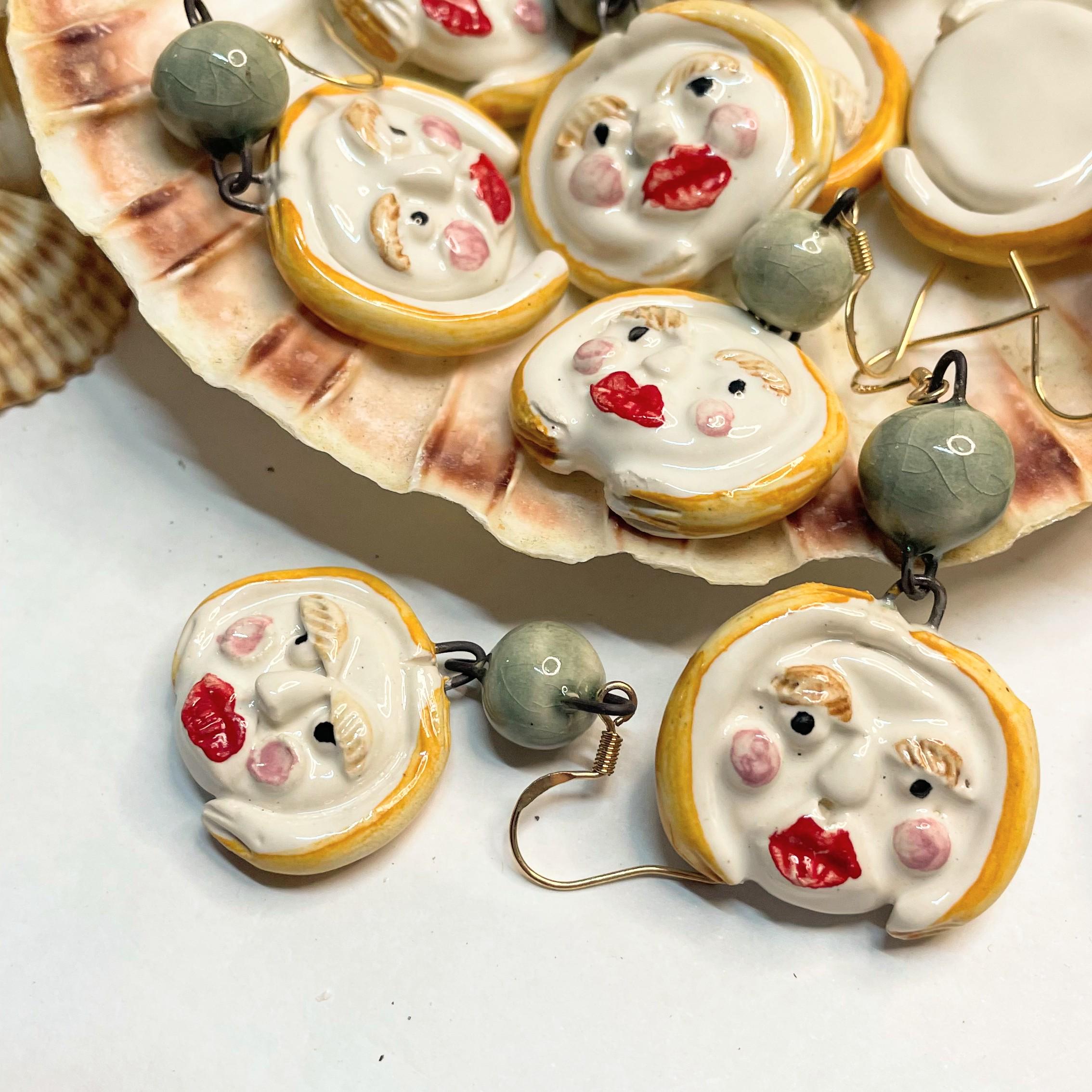 Doll Face Earrings- Artisan Jewelry