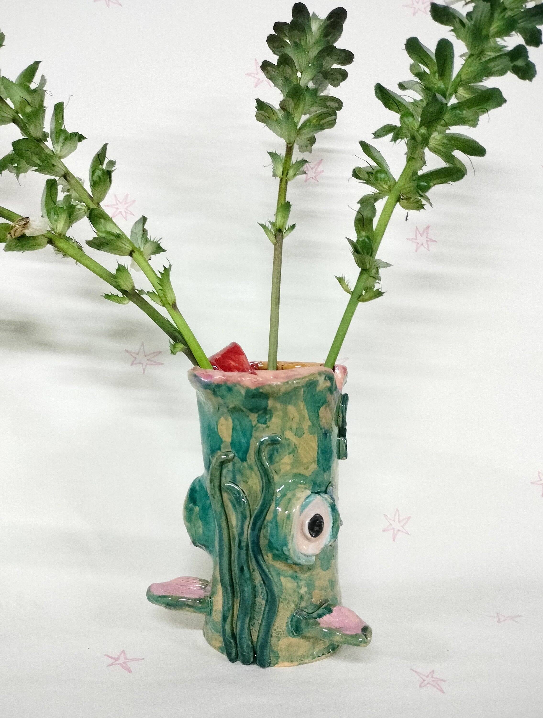 Tired Horse Ceramic Vase for Flowers