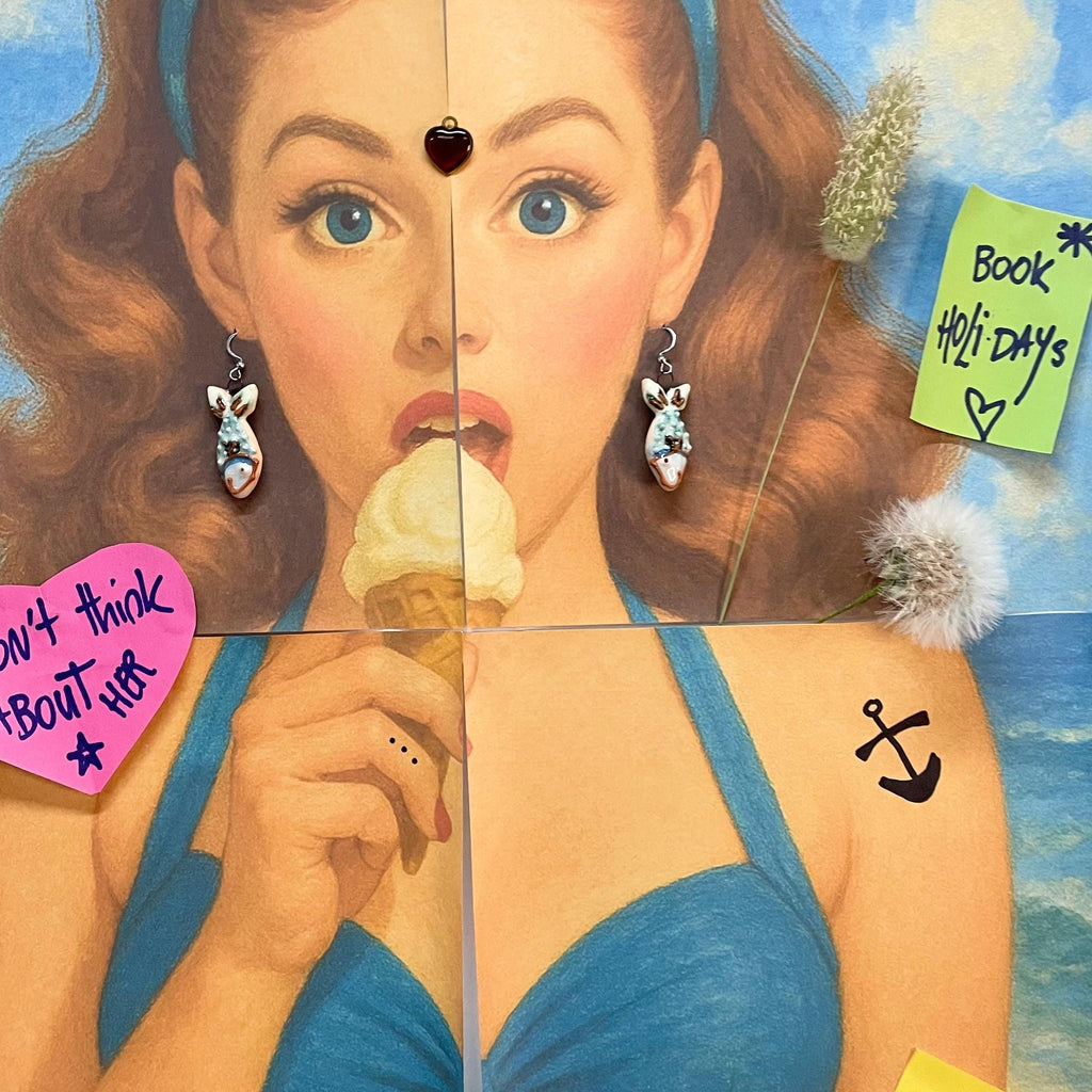 Fun Earrings Shaped like Fishes