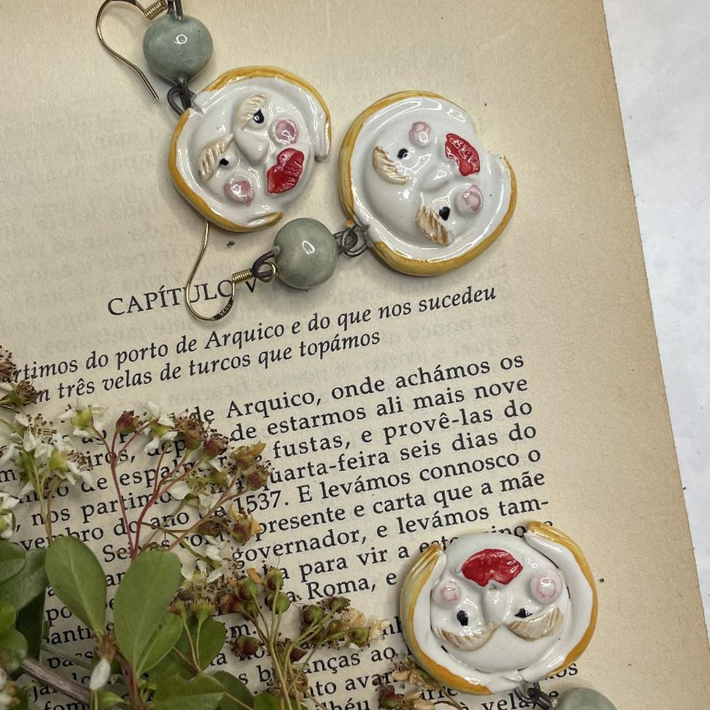 Doll Face Earrings- Artisan Jewelry